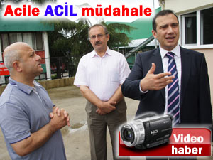 Kaymakam Güney ACİL'e acil müdahale istedi!