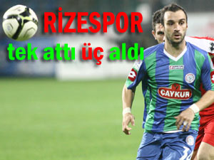 Rizespor, Samsunspor'u tek golle geçti:1-0