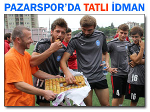 Pazarspor'a idmanda baklava sürprizi