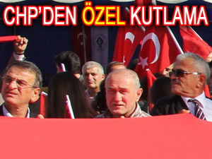 CHP'EN RİZE'DE ALTERNATİF KUTLAMA