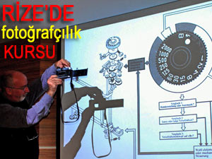 Meraklısına Rize'de fotoğraf temel eğitim kursu