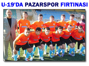 Pazarspor U-19’da Play Off için iddialı