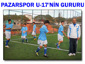 Pazarspor U-17'de şampiyonluğunu ilan etti