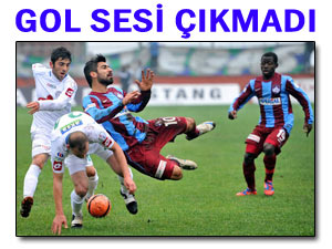 Rize Trabzon'dan 0-0 beraberlikle döndü