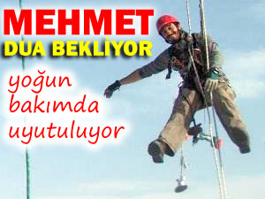 Dualar Çamlıhemşinli dağcı Mehmet Şahin için