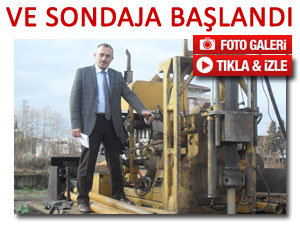 Pazar Sanayi Sitesi'nde sondaja başlandı