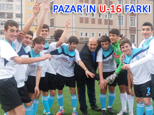 Pazarspor U-16'dan Filizçayspor'a da farklı tarife