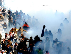 Taksim sis bulutu altında