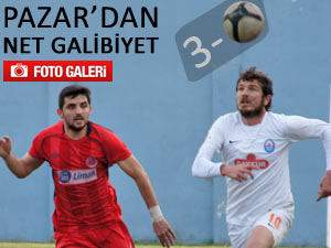 PAZARSPOR 3 PUANI 3 GOLLE ALDI: 3-0