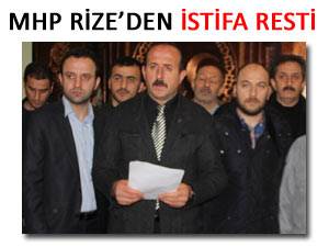 MHP RİZE'DE İSTİFA DEPREMİ