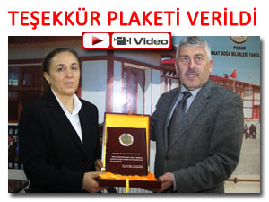 ŞENGÜL HOCA PAZAR MYO'YA VEDA ETTİ