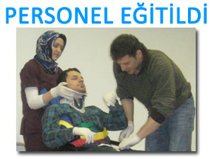 Kaçkar Devlet Hastanesi personeline eğitim