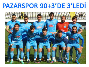 GOL DÜELLOSUNUN GALİBİ PAZARSPOR: 3-2