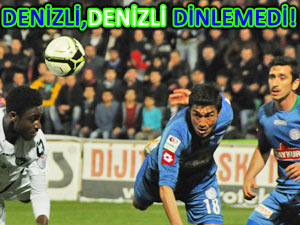 RİZESPOR DENİZLİ'DE 3 PUAN BIRAKTI