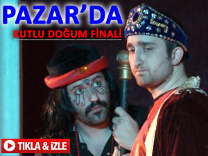 Pazar'da Kutlu Doğum'a tiyatrolu final