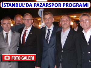 Pazarspor 40. kuruluş yılını İstanbul'da kutladı!