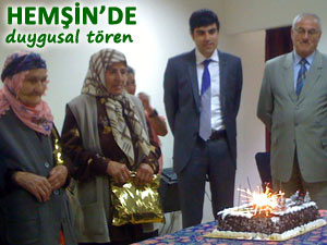 HEMŞİN'DE DUYGUSAL SERTİFİKA TÖRENİ