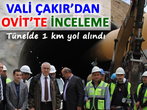 OVİT TÜNELİ'NDE 1 KİLOMETRE YOL ALINDI!