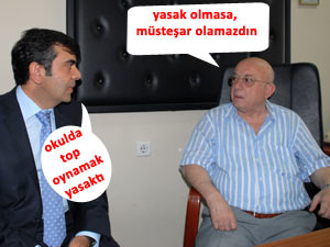 Top yasak olmasa, müsteşar olamazdın!