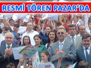 RİZE'NİN KARNE TÖRENİ PAZAR'DA YAPILDI