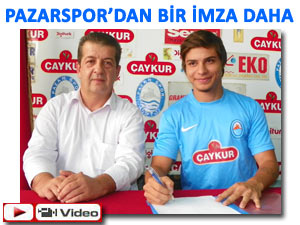 MUHAMMED PAZARSPOR'A İMZAYI ATTI