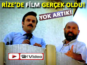 Rize'de film gerçek oldu; ezan erken okundu!