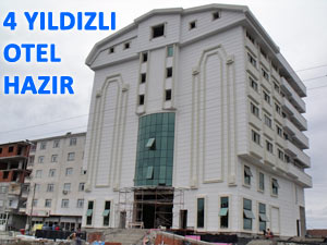 Pazar’daki 4 yıldızlı otel hizmete açılıyor