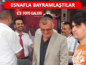 MHP PAZAR'DA ESNAFLA BAYRAMLAŞTI