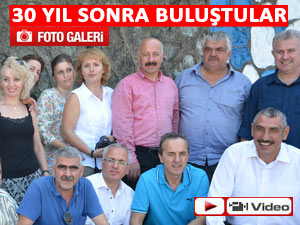 30 YIL SONRA PAZAR'DA BİR ARAYA GELİNDİ