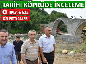 Pazar'daki 4 gözlü kemer köprüde inceleme