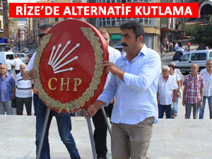 Rize CHP'den alternatif 30 Ağustos kutlaması