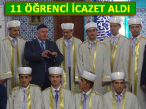 RİZE'DE HAFIZLIK İCAZET TÖRENİ