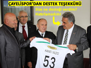 Bakan Yazıcı, Çayelispor'a ne destek verdi?