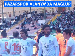 Pazarspor Alanya'da 3 puanı 3 golle bıraktı