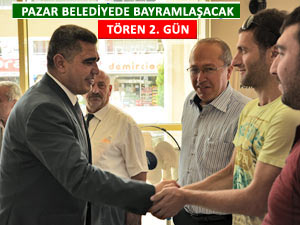 Rize çadırda, Pazar belediyede bayramlaşacak