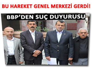 BBP GENEL MERKEZİNDEN RİZE'YE VETO