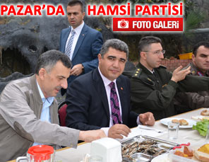 Pazar'da kurumlar arası hamsi kaynaşması