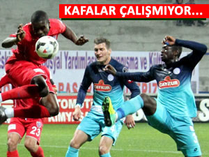 RİZESPOR'UN KAFASI ÇALIŞMIYOR!