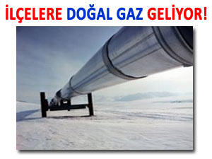 Rize'nin sahildeki 4 ilçesine doğal gaz geliyor