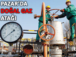 Pazar'da da doğal gaz için atağa kalkıldı!