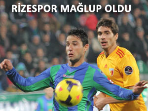 RİZESPOR EVİNDE MAĞLUP OLDU