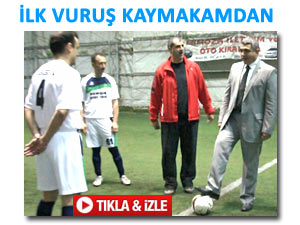 Pazar'da halı saha futbol turnuvası başladı