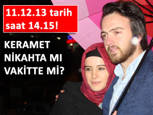 Rize'de 11.12.13 tarih ve saat 14.15 nikahi!