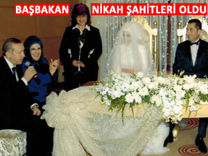 Başbakan, Pazarlı gençlere nikah şahidi oldu