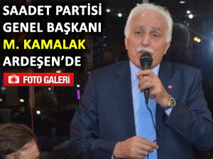 SP Genel Başkanı Kamalak Ardeşen'de