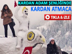 Ayder'de 7. Kardan Adam Şenliği başladı