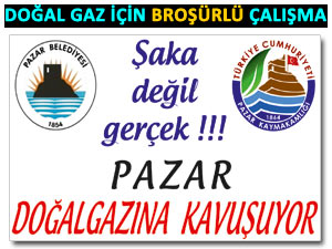 Pazar'da doğal gaz aboneliği için ek çalışma