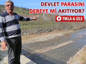 PAZAR’DA KÖYLÜNÜN DERE ISLAHI TEPKİSİ!