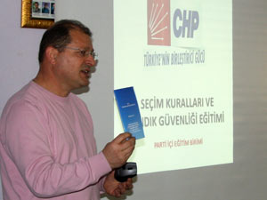 CHP Pazar'da sandık güvenliği semineri verdi