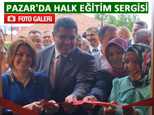 PAZAR HALK EĞİTİM'DE KARMA SERGİ